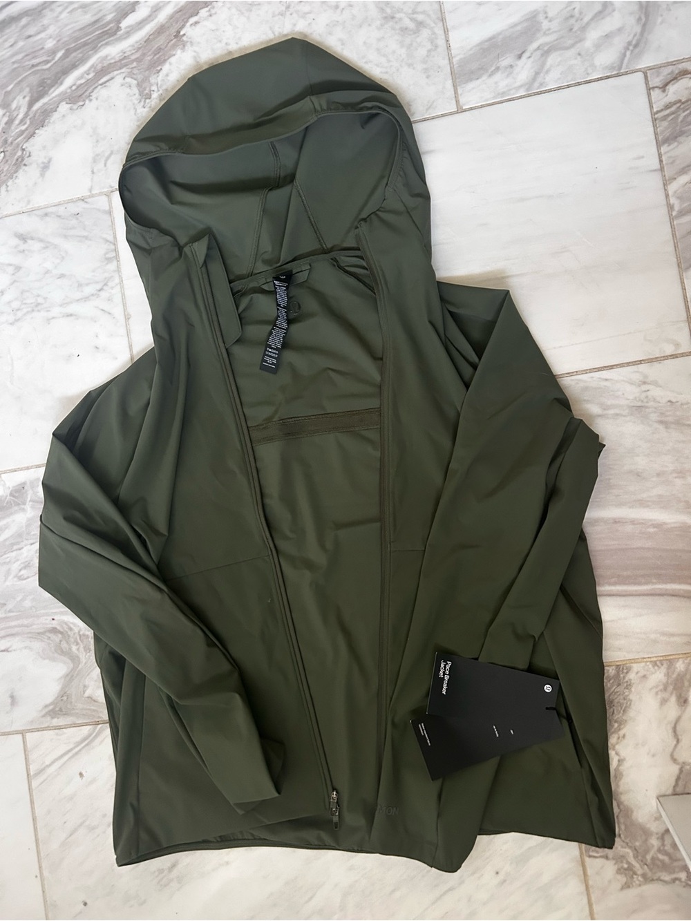lululemon athletica Olive Green Hooded Utility Jacket - Picture 2 of 10